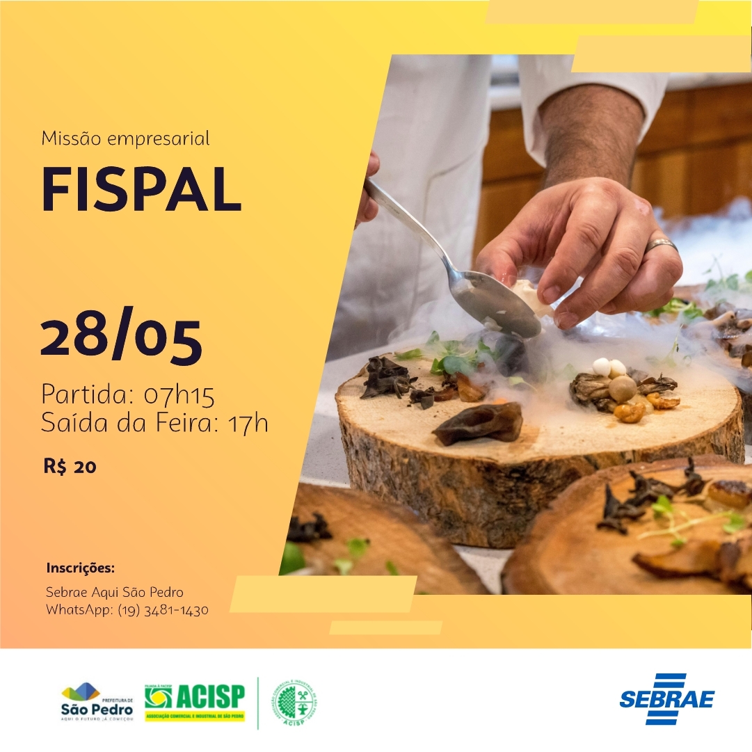 Sebrae Aqui São Pedro leva empresários para a Fispal